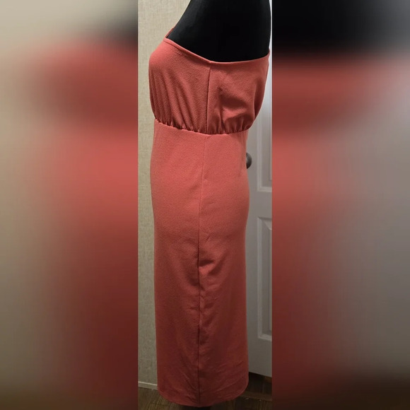 One Shoulder Sleeveless Midi Dress #350 - Picture 9 of 9